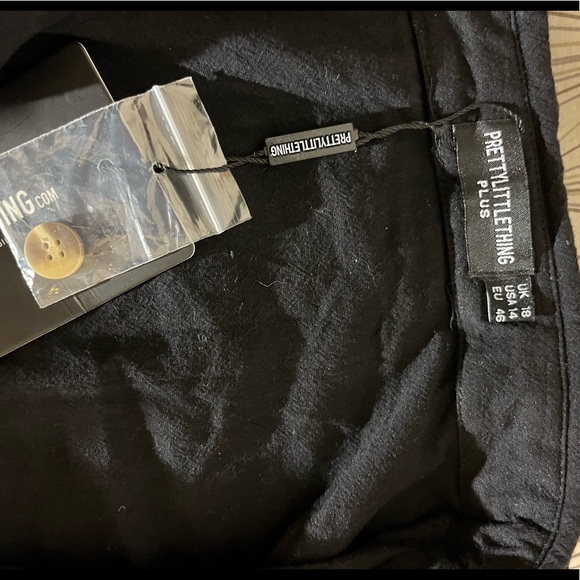 Pretty Little Thing Black Romper, US 14 - Picture 7 of 11